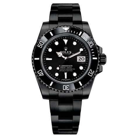 rolex black sbmariner|black Rolex Submariner for sale.